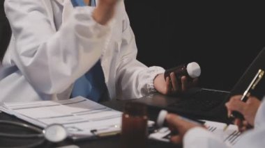 medical doctor working in the hospital