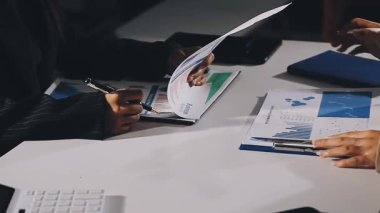 İş ekibi toplantısı. Profesyonel takım toplantısı..