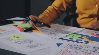 İşaretli tasarım çizimi