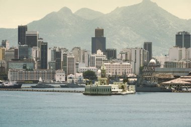 Rio De Janeiro Şehir Merkezi Skyline, Brezilya