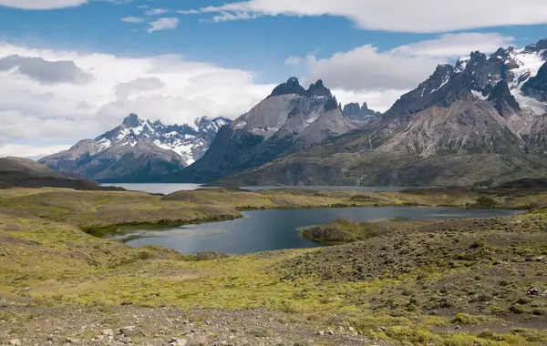 Panoramik, Torres Del Paine Milli Parkı, Patagonia, Şili