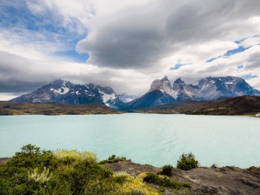 Lake Pehoe, Torres Del Paine Milli Parkı, Patagonia, Şili