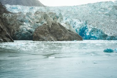 Güney Sawyer buzul Tracy'nin kol, Alaska, sonundaki