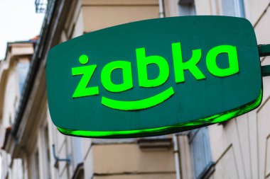 Walbrzych, Polonya - 29.12.2023: abka Polska Polonya 'da bir market zinciri.