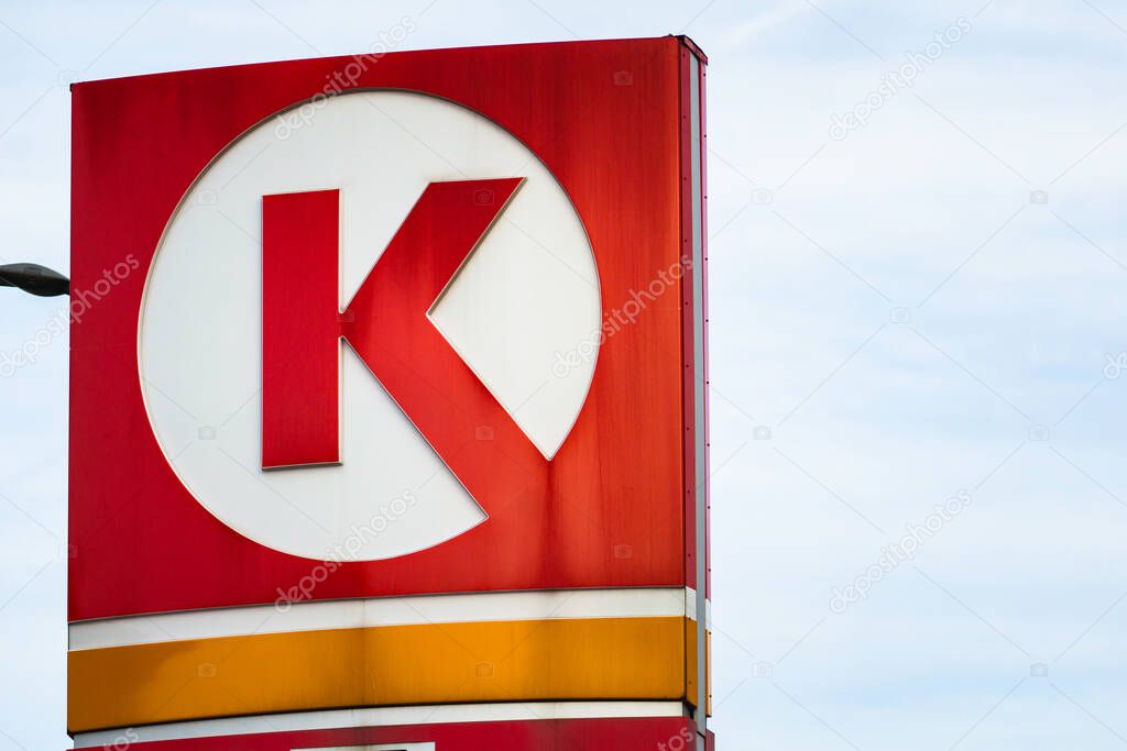 Walbrzych, Poland - 29.12.2023: Circle K is a network of Norwegian gas stations previously called Statoil