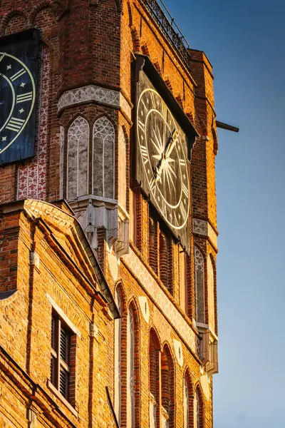 Majestic Copernicus kolunu kaldırmış, Torun 'un canlı arka planına karşı göksel bir küre tutuyor..