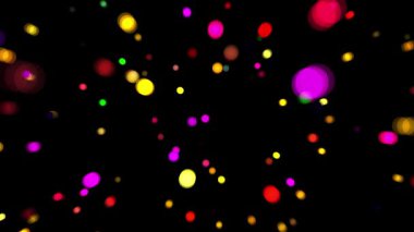  renkli ufuk bokeh ışıklar