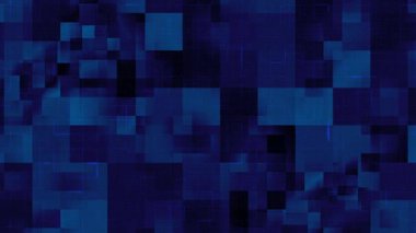 Soyut dijital fraktal model. Yatay yönelim.