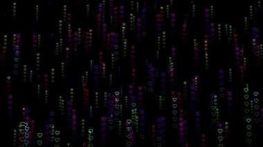 Soyut dijital duvar kağıdı, renkli vektör arkaplanı