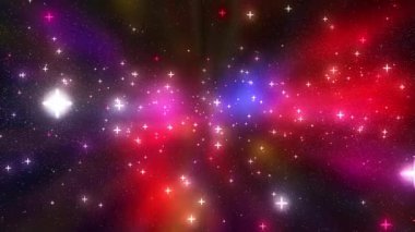 Yıldız ile renkli arka plan