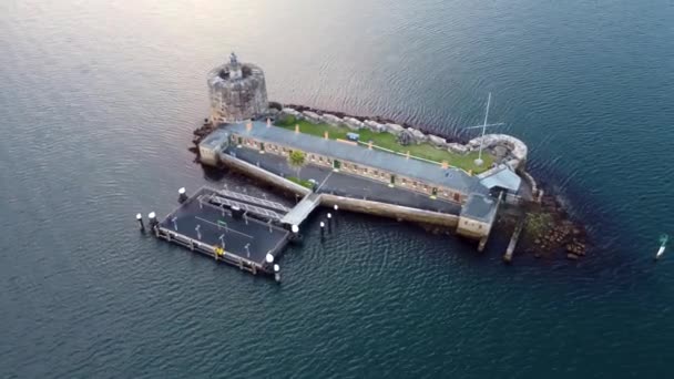 Sydney Nsw Australië Mei 2023 Fort Denison Sydney Harbour — Stockvideo