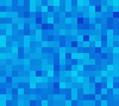piksel mavi arkaplan, vektör illüstrasyonu