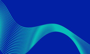 Mavi dalgalı soyut arkaplan