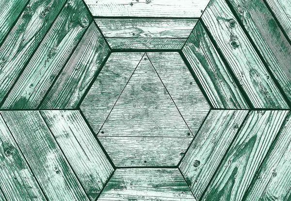 The green vintage wood background