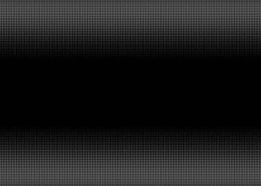 Siyah arka planda yarım tonlu noktalar. Yarıton etkisi vektör deseni.