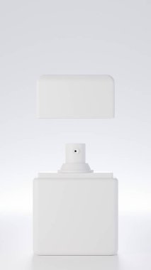 Zarif parfüm şişesi Model premium fotoğraf 3D