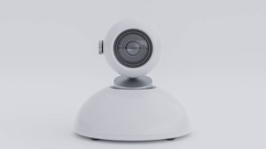 Mini web kamerası ürün tasarımı konsepti premium fotoğraf 3D görüntüleme