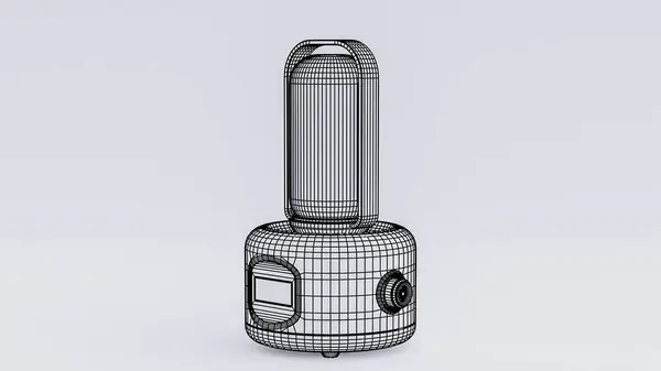 Minimalistische Nachtlamp Productontwerp Concept Premium Foto Renderen — Stockfoto