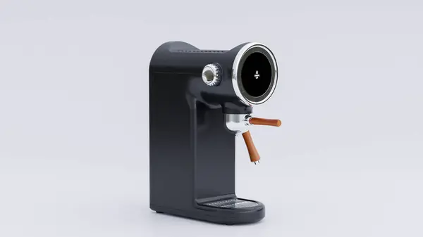 自動コーヒーマシン製品デザインコンセプトプレミアム写真3Dレンダリング — ストック写真