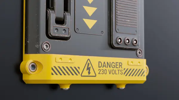 Endüstriyel fabrika manivelası ürün tasarımı konsepti.