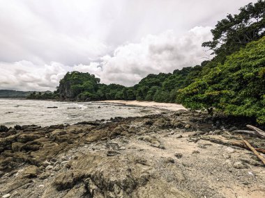 Kosta Rika 'nın güzel deniz manzarası