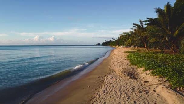 Вид Высоты Пляж Накпан Эль Нидо Филиппины Сценические Кинематографические Виды — стоковое видео