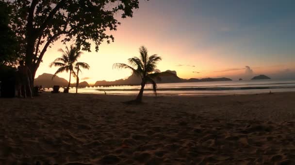 Золоте Блаженство Величний Захід Сонця Над Філіппінськими Горизонтами Досвід Захоплюючої — стокове відео