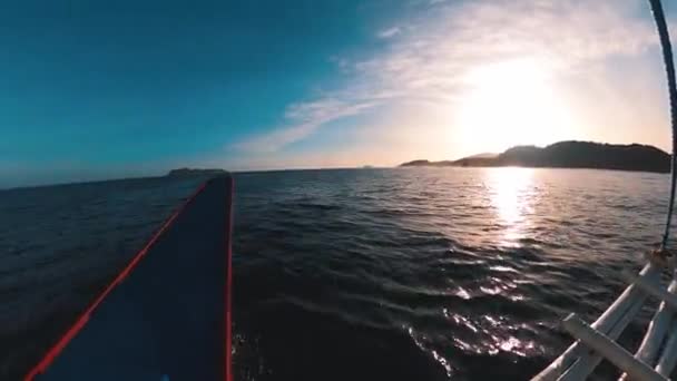 Проплыть Через Живописные Филиппины Gopro Опыт Чистых Вод Живой Морской — стоковое видео