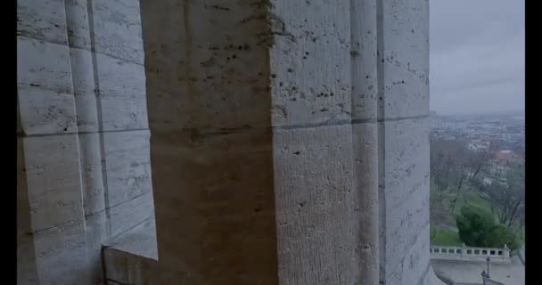 Hdr 헝가리 부다페스트의 건축적 경이로움 부다페스트 어부의 다뉴브 헝가리 욕조에 — 비디오
