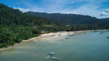 Filipinler HDR Hava Gün batımı Coron Plajları Tropik ortamlar Gök suları Seyahat 