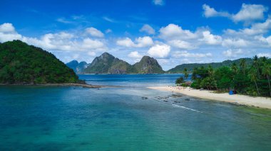 Filipinler HDR Hava Gün batımı Coron Plajları Tropik ortamlar Gök suları Seyahat 