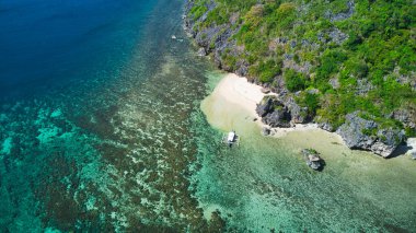 Filipinler HDR Hava Gün batımı Coron Plajları Tropik ortamlar Gök suları Seyahat 
