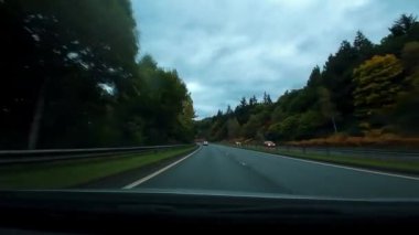 İskoç Dağları Manzarası Cairngorms Ulusal Parkı Sürücüsü 