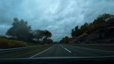 İskoç Dağları Manzarası Cairngorms Ulusal Parkı Sürücüsü 