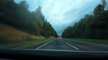 İskoç Dağları Manzarası Cairngorms Ulusal Parkı Sürücüsü 