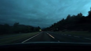 İskoç Dağları Manzarası Cairngorms Ulusal Parkı Sürücüsü 