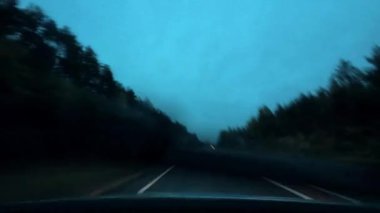 İskoç Dağları Manzarası Cairngorms Ulusal Parkı Sürücüsü 