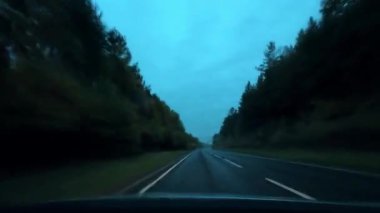 İskoç Dağları Manzarası Cairngorms Ulusal Parkı Sürücüsü 