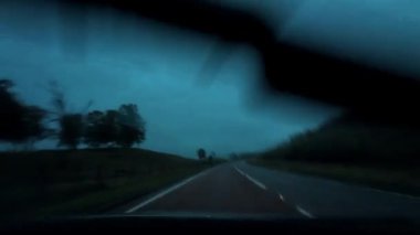 İskoç Dağları Manzarası Cairngorms Ulusal Parkı Sürücüsü 