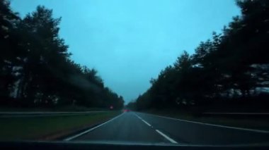 İskoç Dağları Manzarası Cairngorms Ulusal Parkı Sürücüsü 