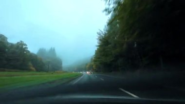 İskoç Dağları Manzarası Cairngorms Ulusal Parkı Sürücüsü 