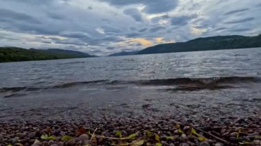 İskoç Dağları Manzarası Cairngorms Ulusal Parkı Sürücüsü 