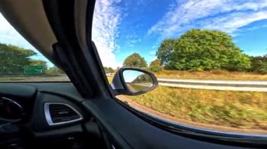 İskoç Dağları Manzarası Cairngorms Ulusal Parkı Sürücüsü 