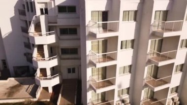 Hava manzaralı protaras kasabası Akdeniz 