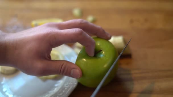 과일을 Charcuterie 건강한 건강한 — 비디오