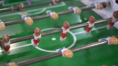 Masa futbolu, langırt, futbol, eğlence, eller, masa oyunu,
