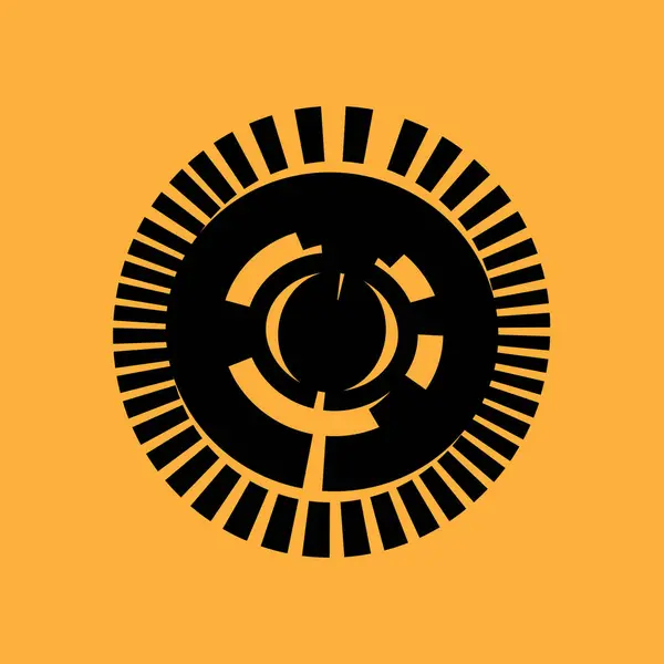 machine eye symbol logo image