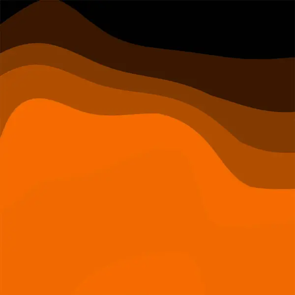 Orange wave background, gradient, layers