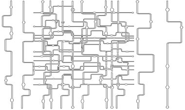 elektronik devre kartı, devre kartı arka planı