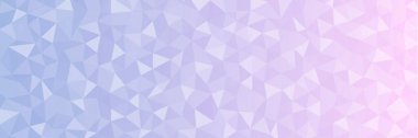 vektör soyut düzensiz çokgen arkaplan - üçgen düşük poli desen - şirin pastel renk spektrumu - hologram